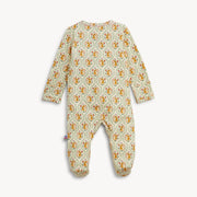 Modal Magnetic Ruffle Footie - Fleur Sauvage