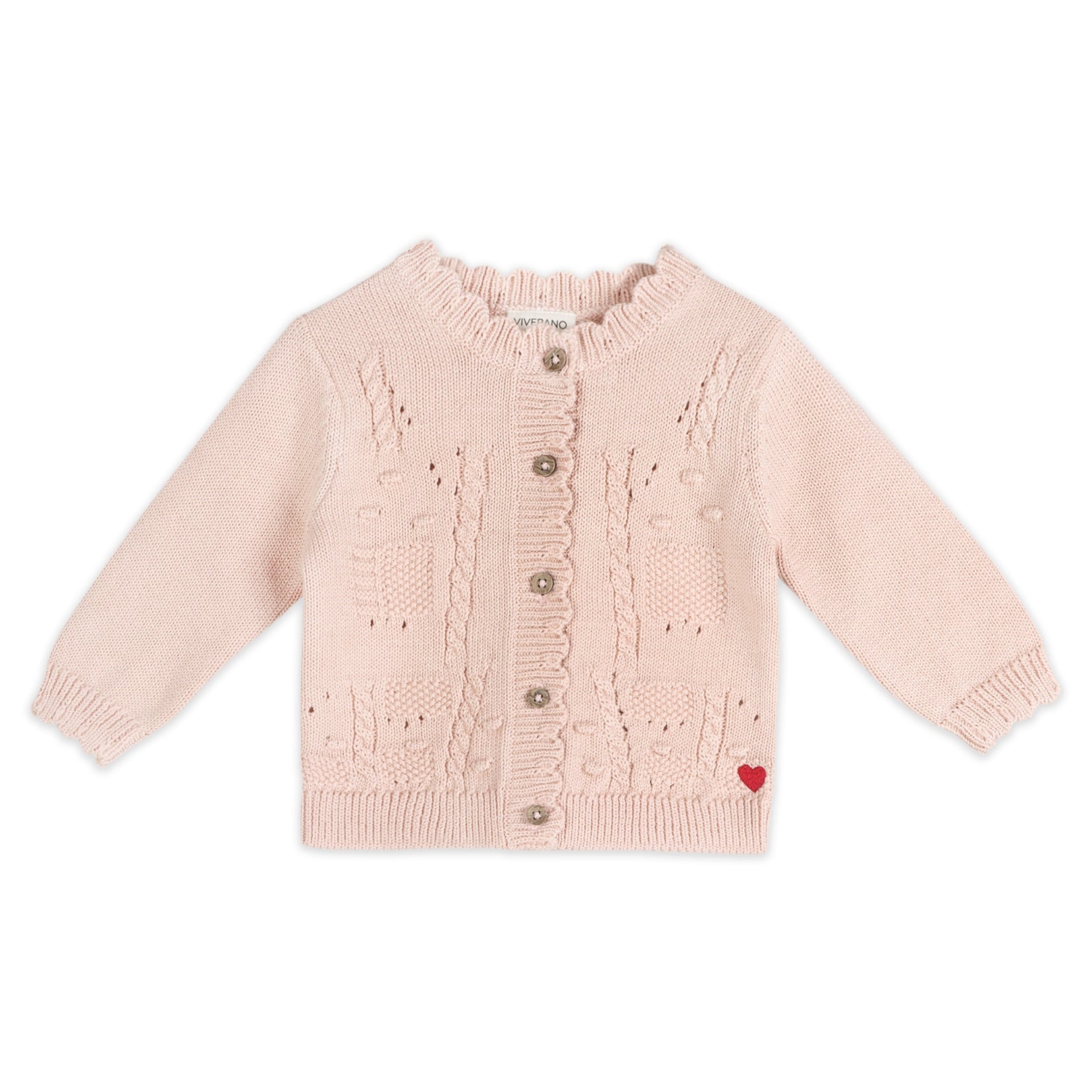 Lil Heart Tex Knit Baby Cardigan & Pant Set