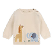 Safari Knit Organic Cotton Pullover - Natural
