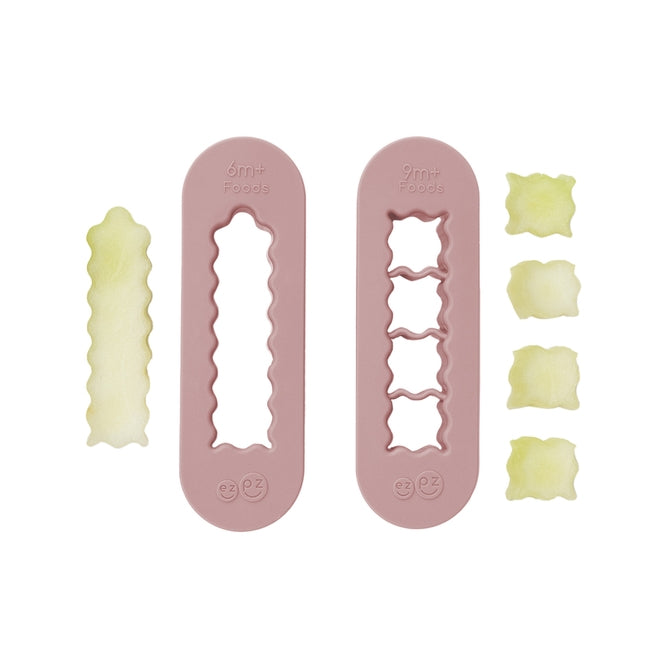 Baby-Lead Weaning Food Cutters - Blush