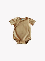 Shoulder Snap Short Sleeve Onesie - Honeycomb