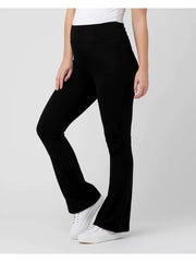 Organic Jersey Flare Pant - Black