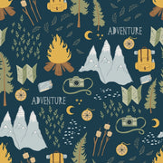 Two Piece Pajama Set - Camping Adventure