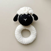 Hand Crocheted Ring Rattle - Various