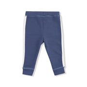Stripes French Terry Jogger - Vintage Indigo