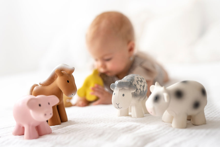 Natural Organic Rubber Teether - Horse