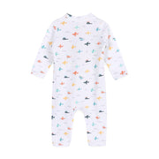 Organic Baby Jumpsuit - Planes