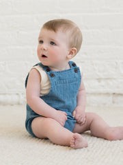 Organic Bubble Overall - Noa Chambray