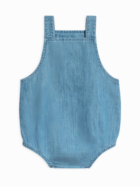 Organic Bubble Overall - Noa Chambray