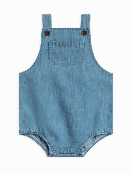 Organic Bubble Overall - Noa Chambray