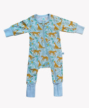 Grow With Me '2-Way' Zipper Romper - Leopard