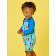Gone Fishin' Long Sleeve Sunsuit