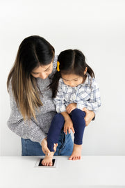 Black Handprint or Footprint Clean-Touch Ink Kit