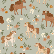 Two Piece Pajama Set - Horsin' Around