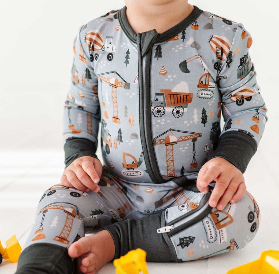 Bamboo Convertible Footie - Mason