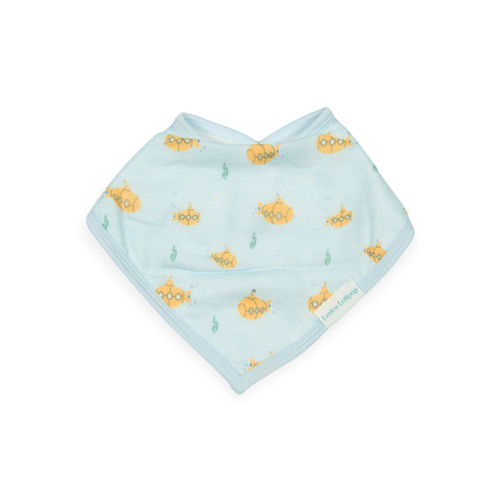 Luxe Muslin Bandana Bib Set - Ocean Explorer