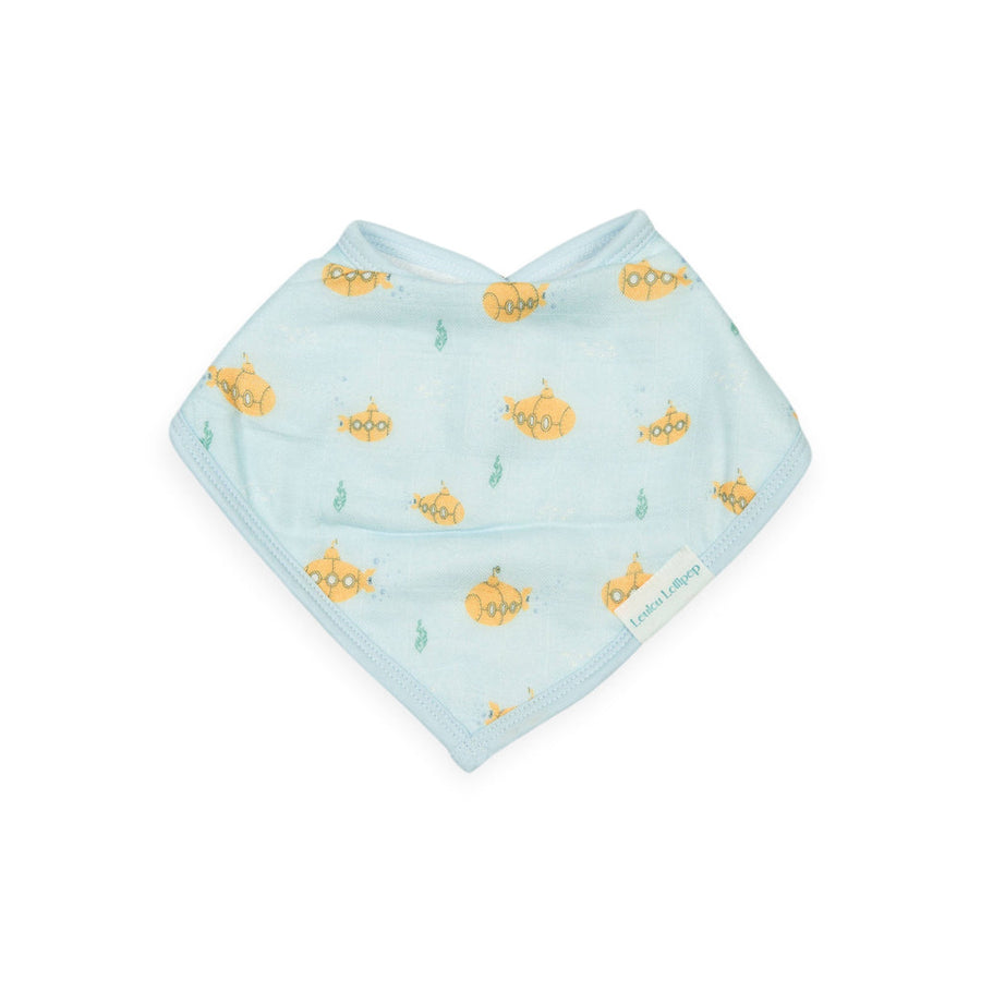 Luxe Muslin Bandana Bib Set - Ocean Explorer
