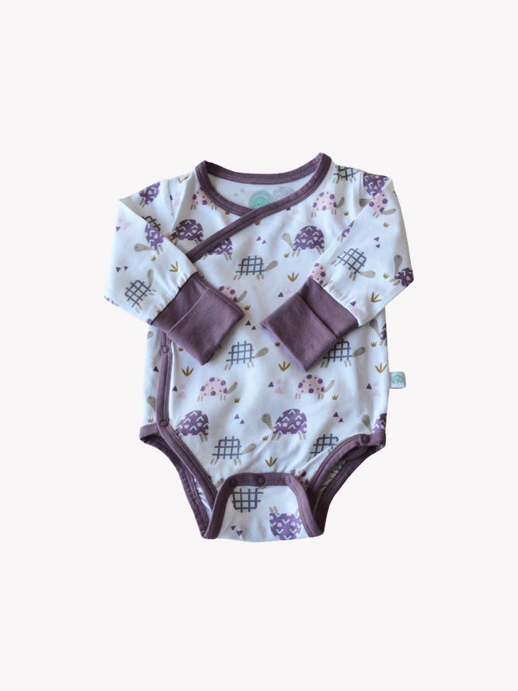 Grow With Me KImono Onesie - Tilly Tortoise