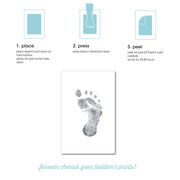 Black Handprint or Footprint Clean-Touch Ink Kit