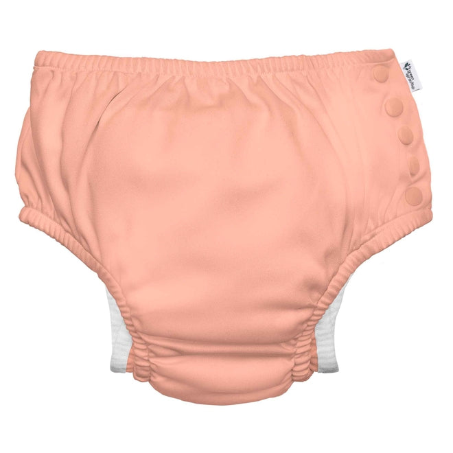 Eco Snap Swim Diaper with Gussets - Coral