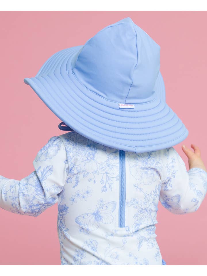 Periwinkle Swim and Sun Hat