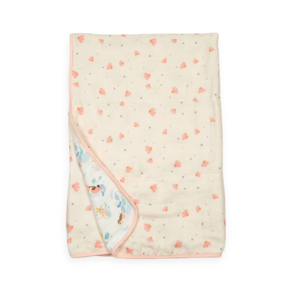 Muslin Quilt Blanket - Mermaids