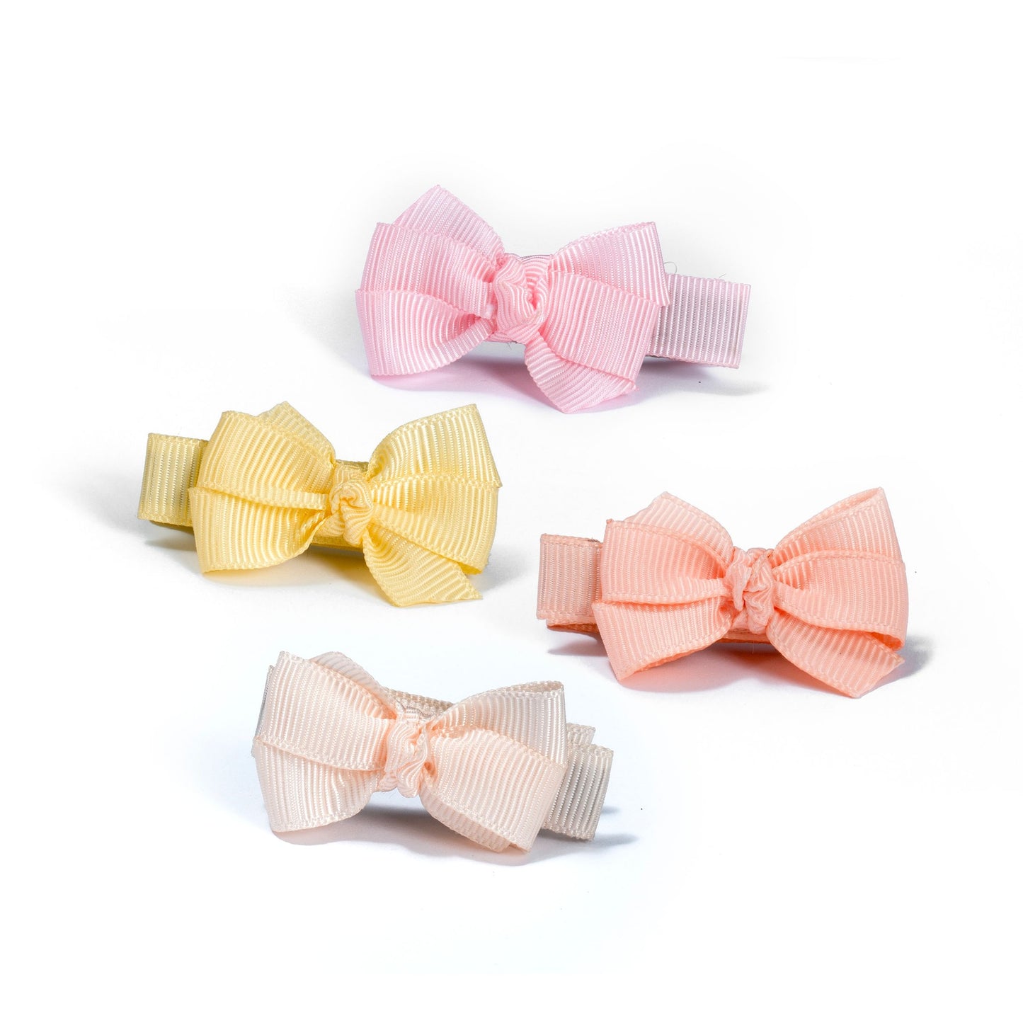 Little Bows Fabric Hair Clips - Various Colors