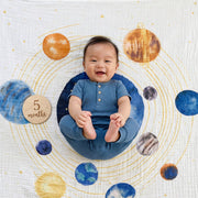 Organic Cotton Dream Blanket - Space Orbit