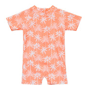Cali Palms Recycled Short Sleeve Sunsuit