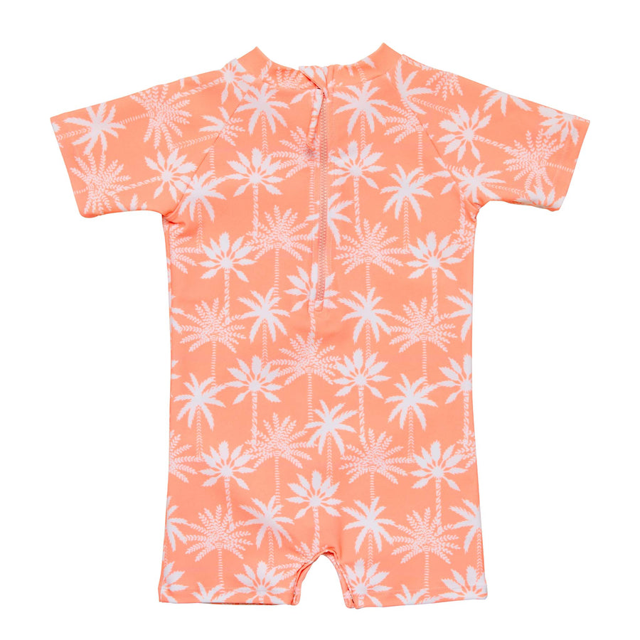 Cali Palms Recycled Short Sleeve Sunsuit
