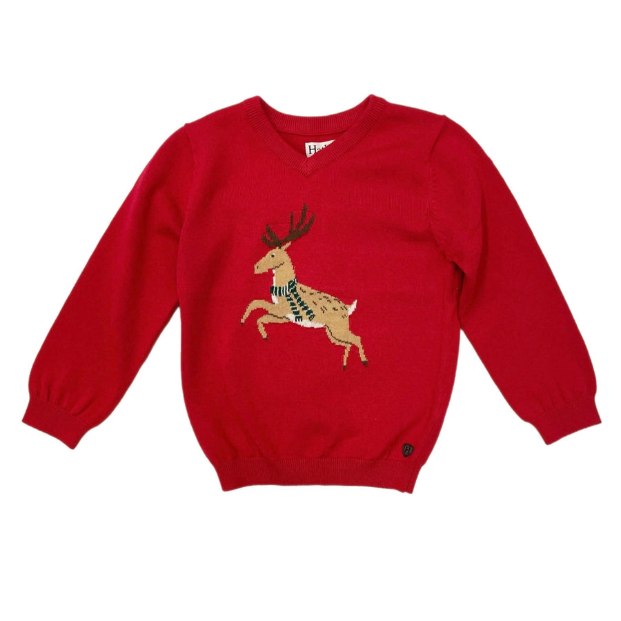 V-Neck Sweater - Deer