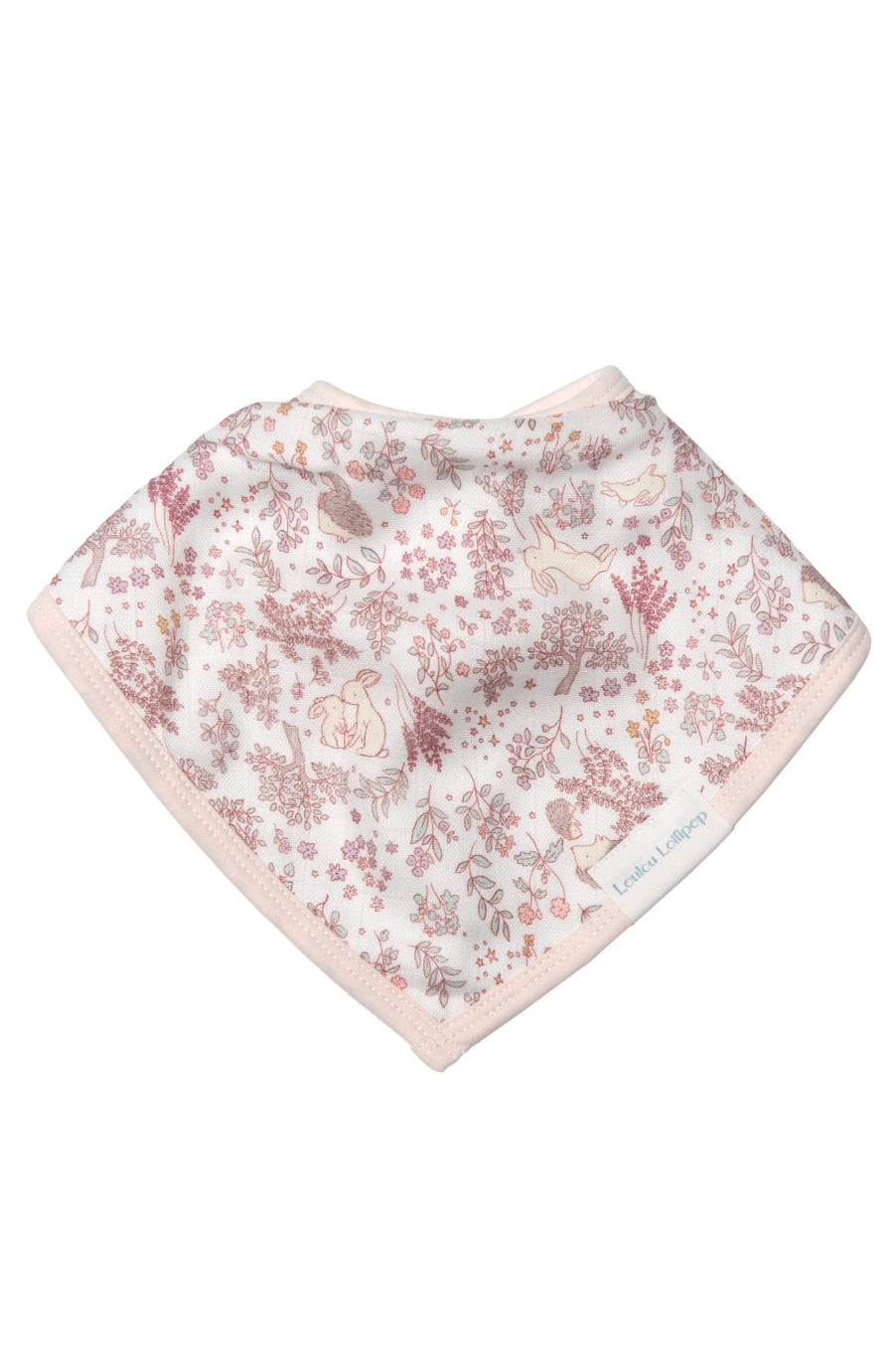 Luxe Muslin Bandana Bib Set - Hedgehog Forest