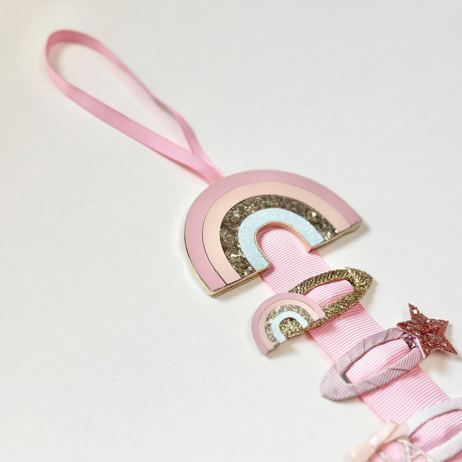 Shimmer Rainbow Clip Holder