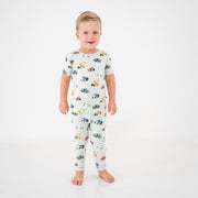 Short Sleeve Toddler Pajama Set - City Vehicles
