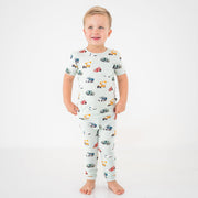 Short Sleeve Toddler Pajama Set - City Vehicles