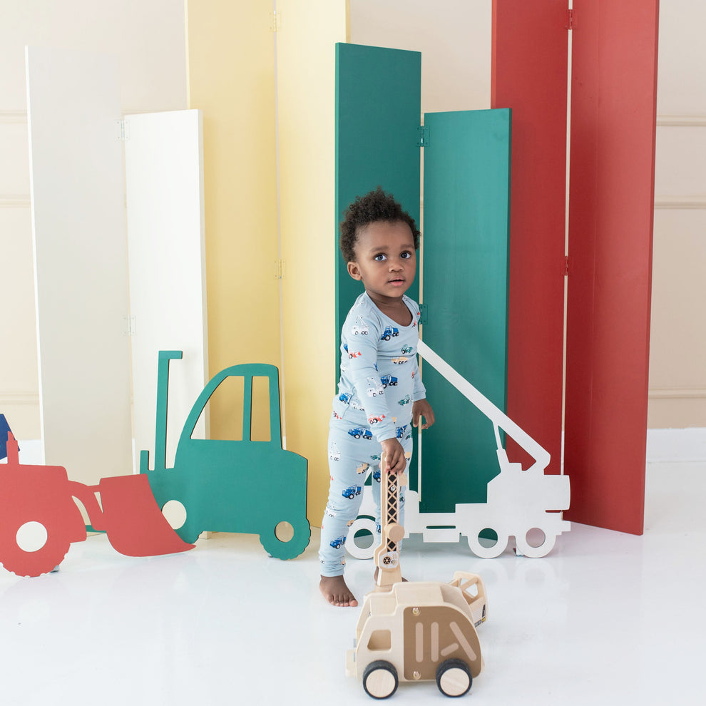 Toddler Pajama Set - Construction