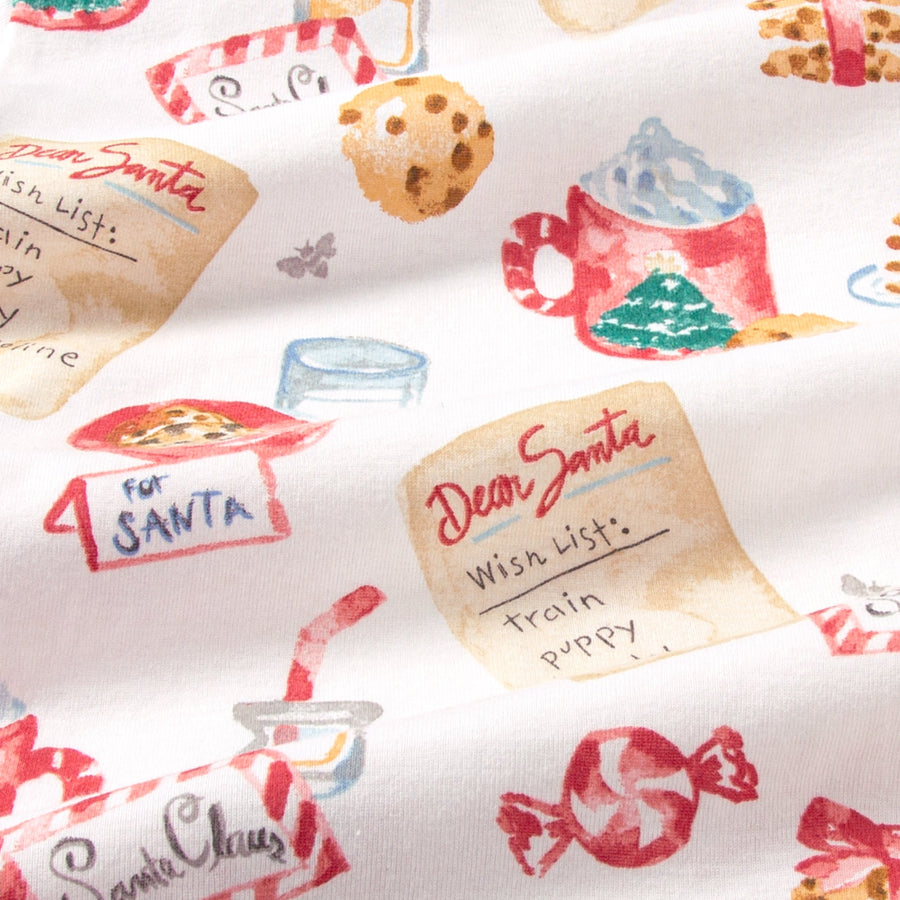 Organic Cotton 2-Piece PJ Set - Cookies for Santa