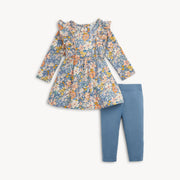 Modal Magnetic Dress + Legging Set - Flora