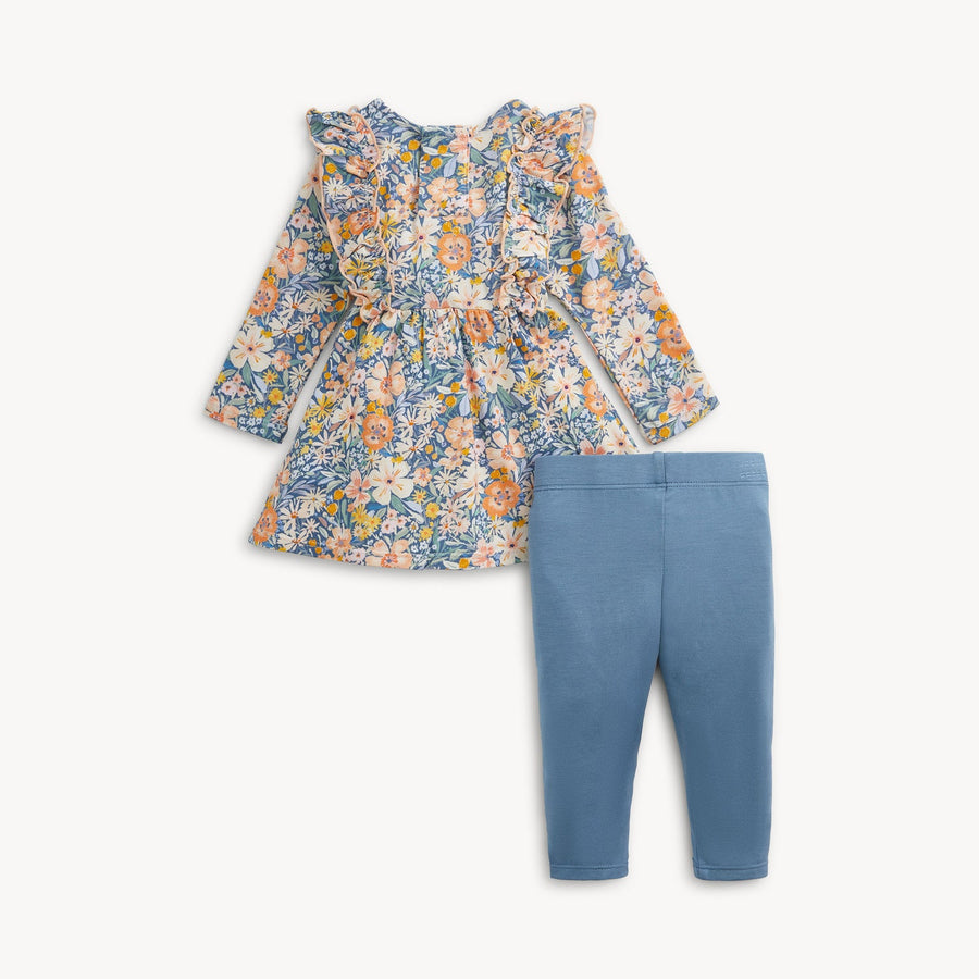 Modal Magnetic Dress + Legging Set - Flora