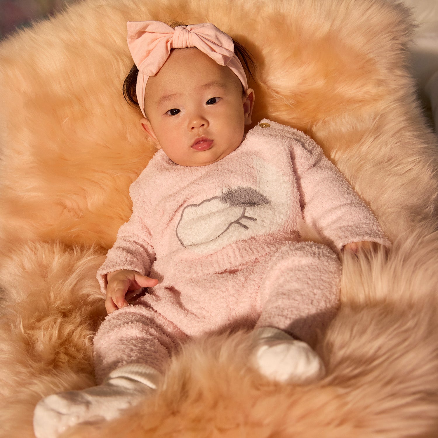 Magnetic Sweater Set - Baa Baa Solid Pink