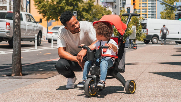 Liki S3 Convertible Stroller Trike - Flame Red