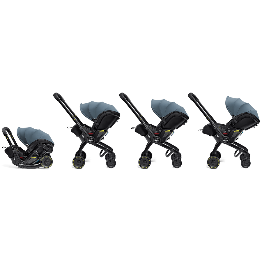 Doona X Infant Convertible Car Seat and Stroller - Ocean Blue
