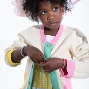 Magnetic Cardigan - Pink Bunny