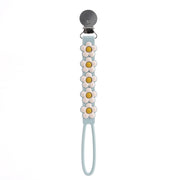 Daisy Pacifier Clip - Blue