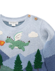 Organic Cotton Dragon Mountain Sweater
