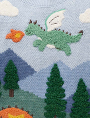 Organic Cotton Dragon Mountain Sweater