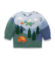 Organic Cotton Dragon Mountain Sweater