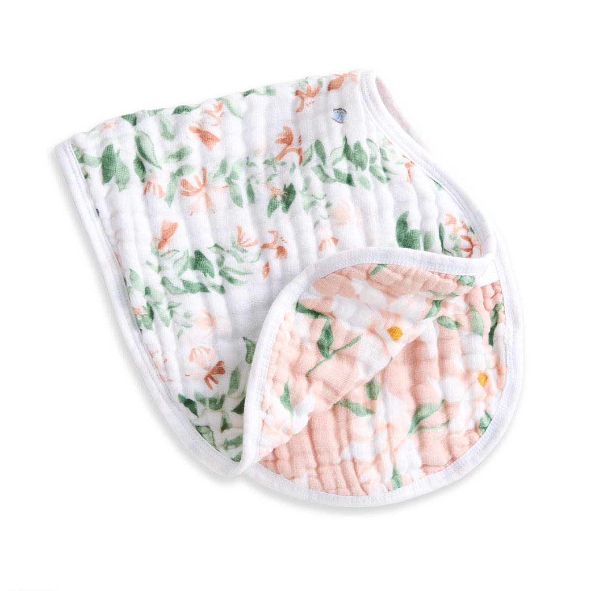 Classic Muslin Burpy Bib - Butterfly Garden
