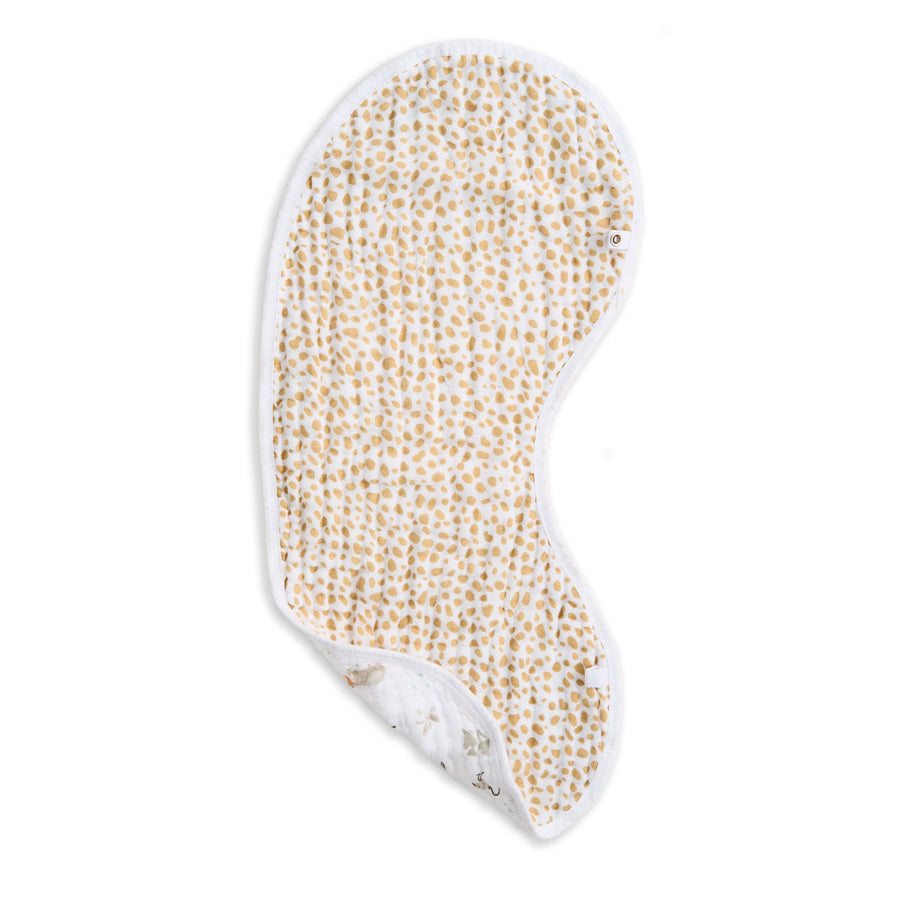 Classic Muslin Burpy Bib - Giraffe Safari