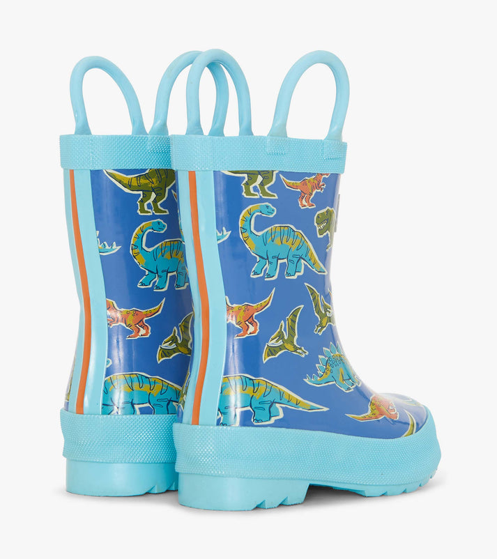 Rain Boots with Handles - Dino Roar